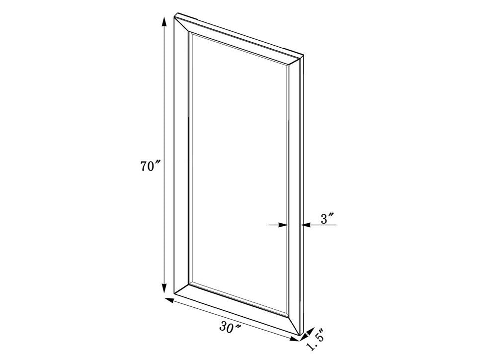 Plain Long Mirror