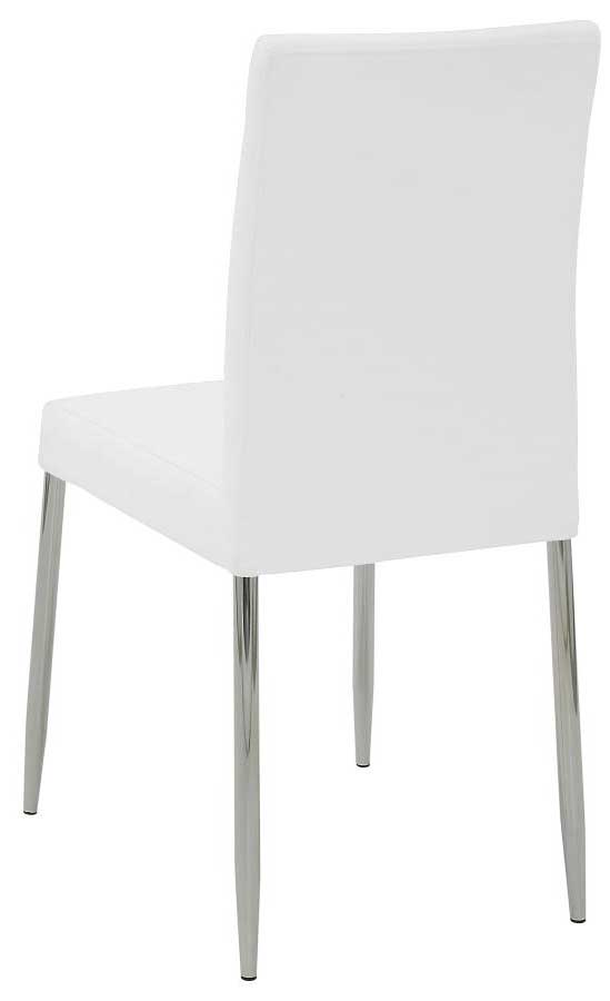 Vance White Dining Chair