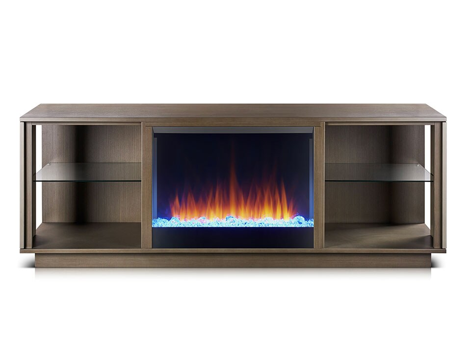 Flex Lex Taupe Electric Fireplace