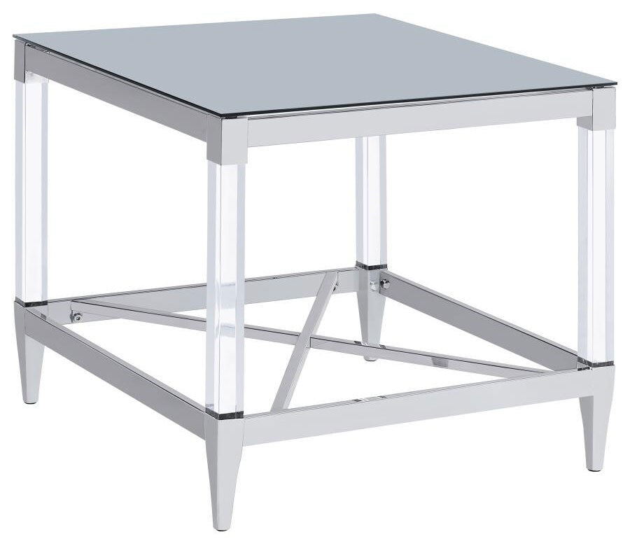 Petra Mirror Top Occasional Table 2 Pcs Set