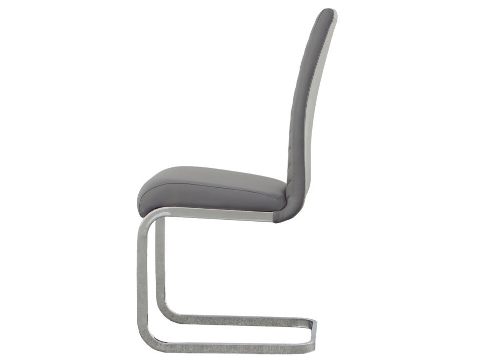 Murano Charcoal Side Chair