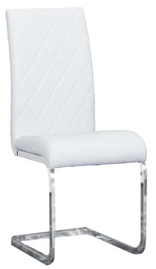 Veneto White Side Chair