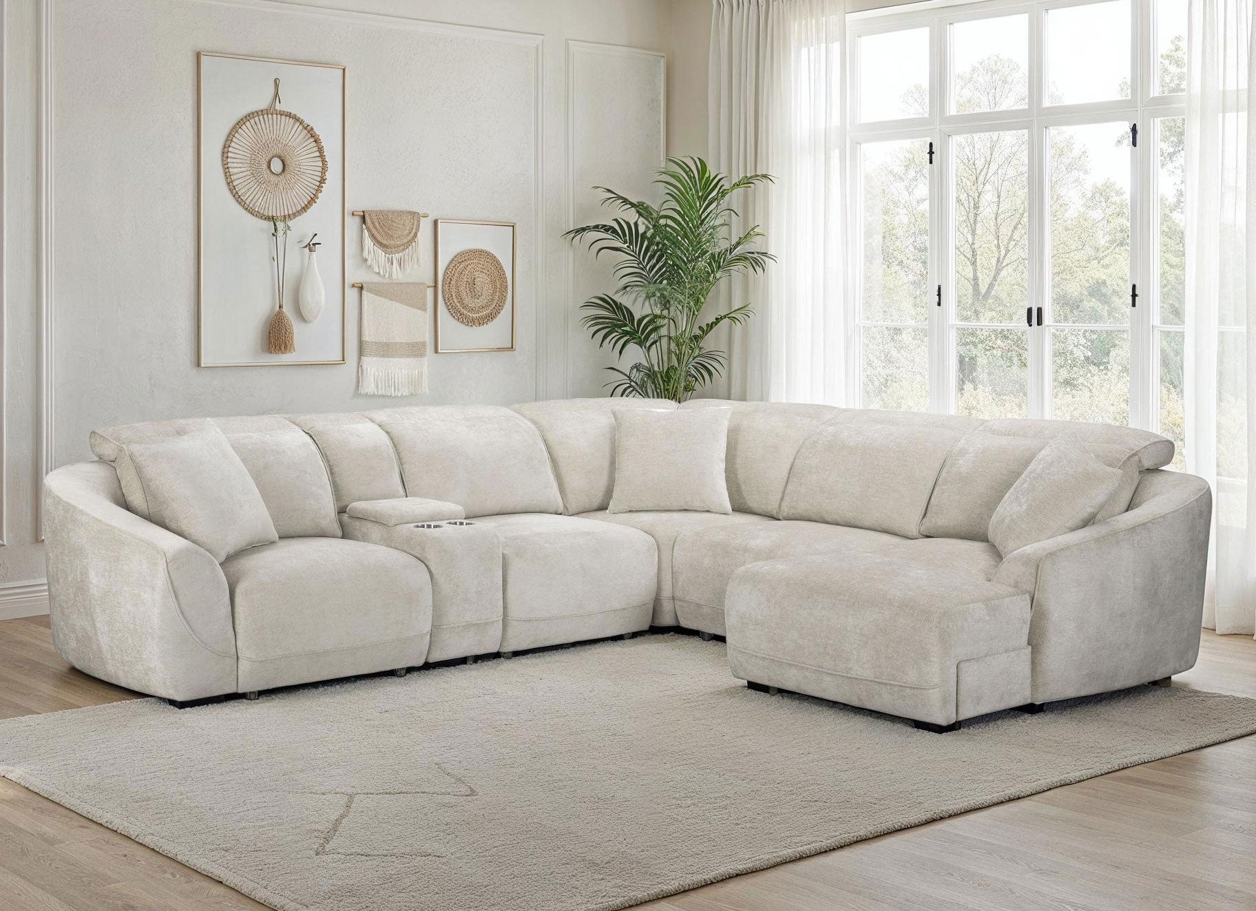 Zinnia Power Extension Sectional