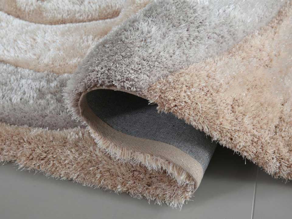 Mateos Beige Ripples Shag Rug
