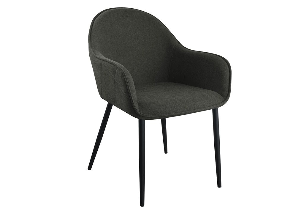 Barrett Charcoal Upholstered Arm Chair
