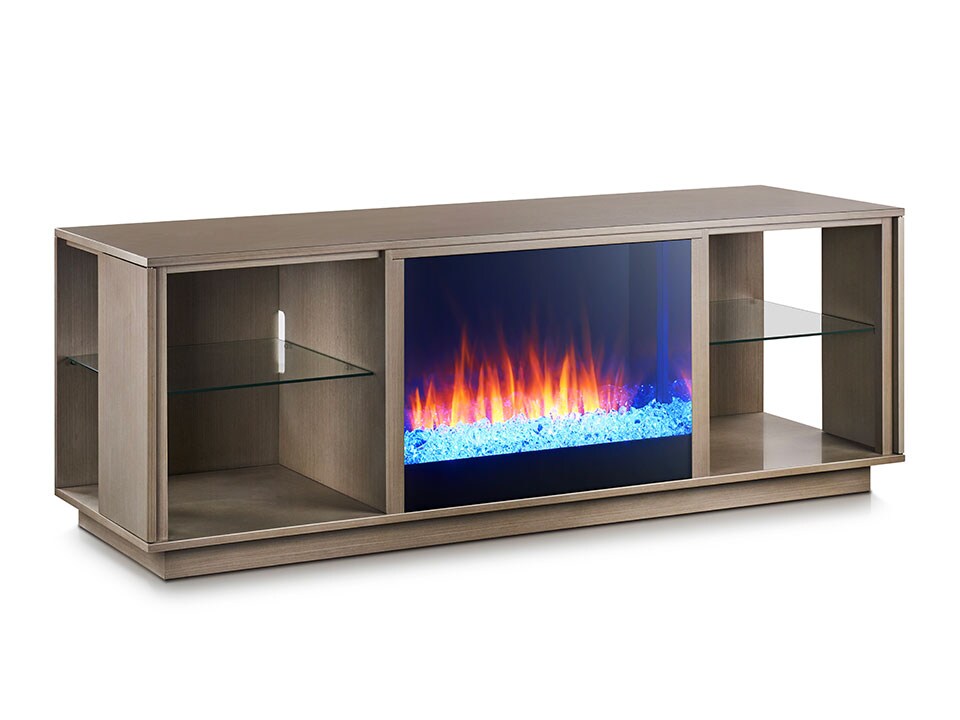 Flex Lex Taupe Electric Fireplace