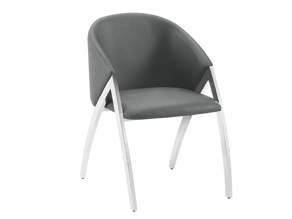 Tomasso Dark Gray Side Chair