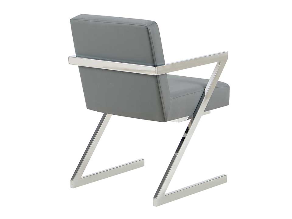 Zander Dark Gray Arm Chair