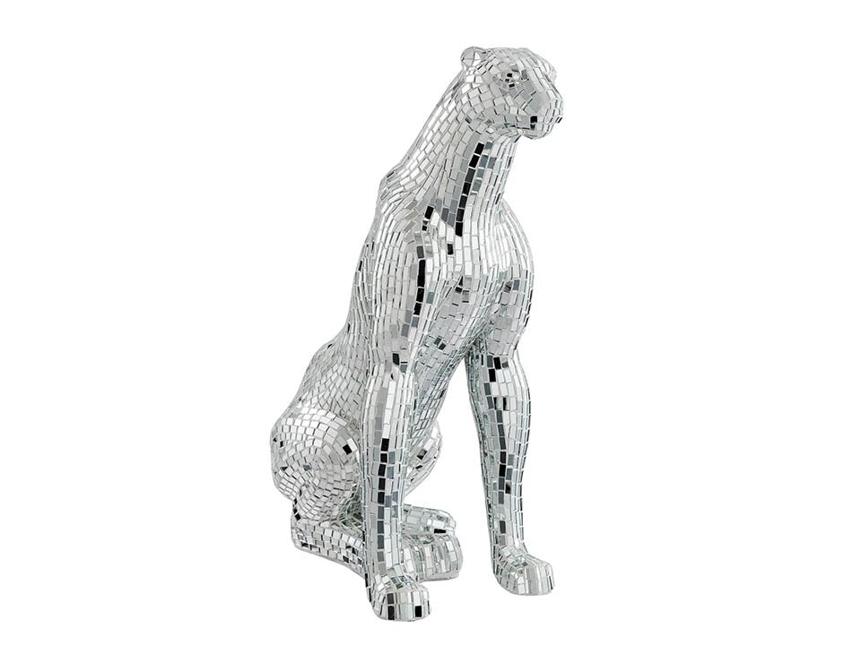 Boli Sitting Panther Sculpture