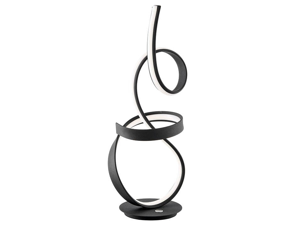 Amsterdam Black Dimmable LED Table Lamp
