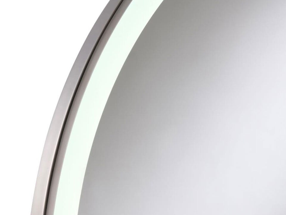 Solene Chrome Round LED Vanity Mirror