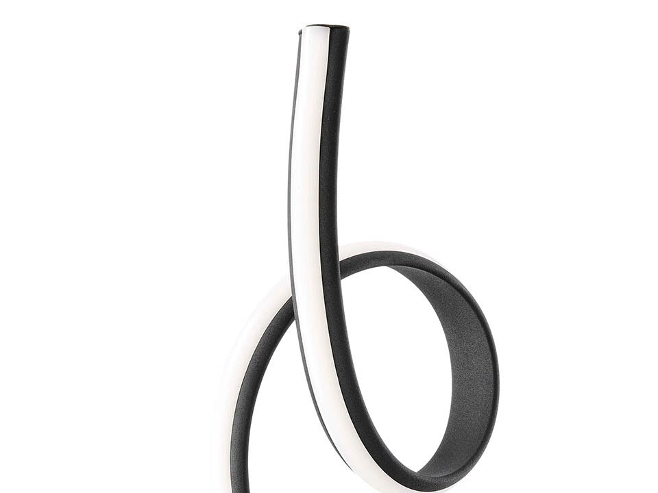 Amsterdam Black Dimmable LED Table Lamp