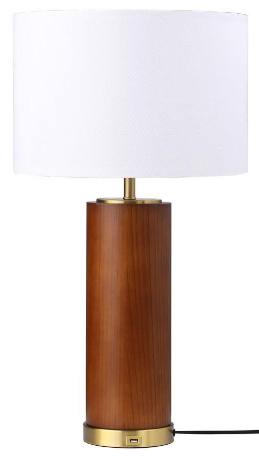 Aziel Wood Frame Table Lamp