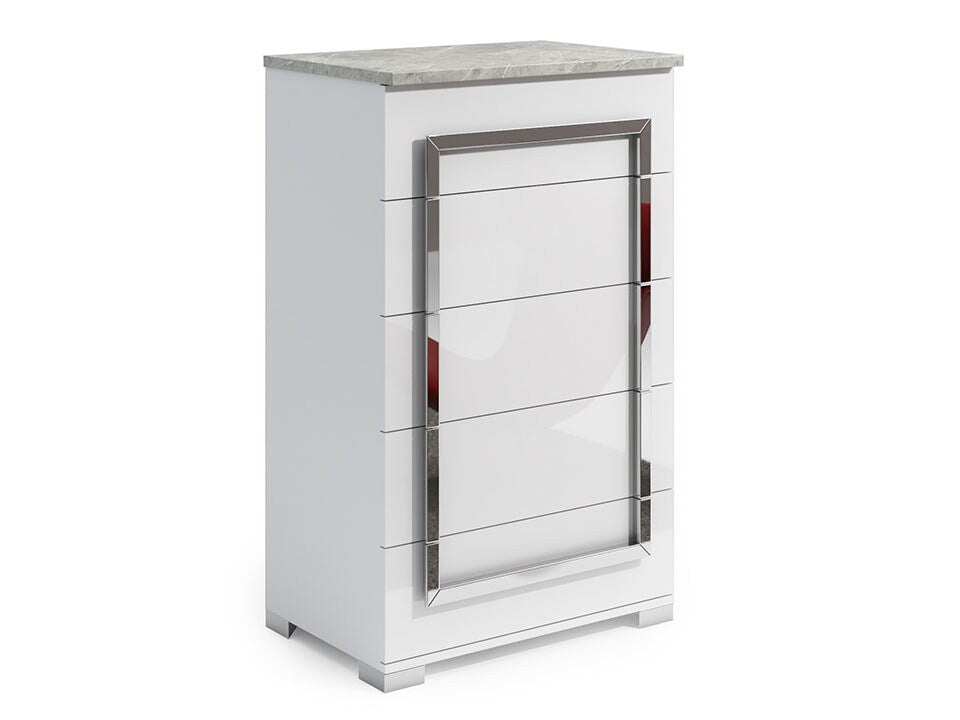 Zara White Marble Chest
