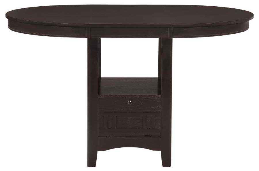 Lavon Espresso 42" Extension Counter Height Dining Table