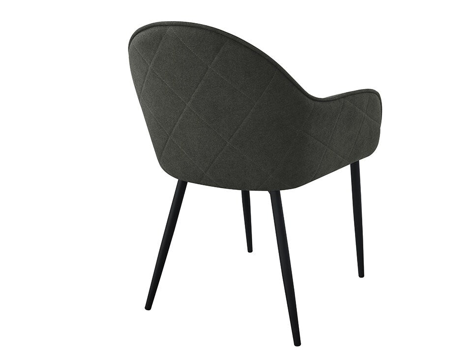 Barrett Charcoal Upholstered Arm Chair