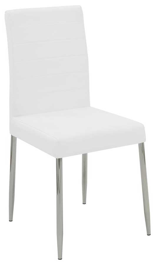 Vance White Dining Chair