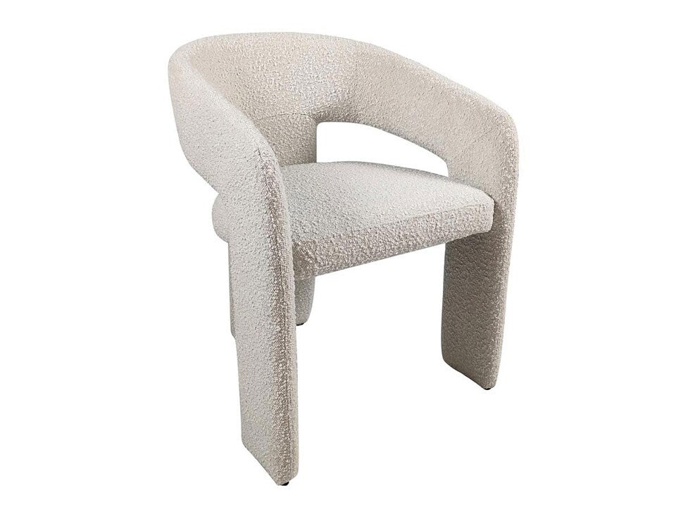 Nashira Cream Boucle Upholstered Armchair