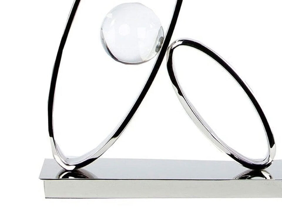 Ovals in Crystal Table Lamp