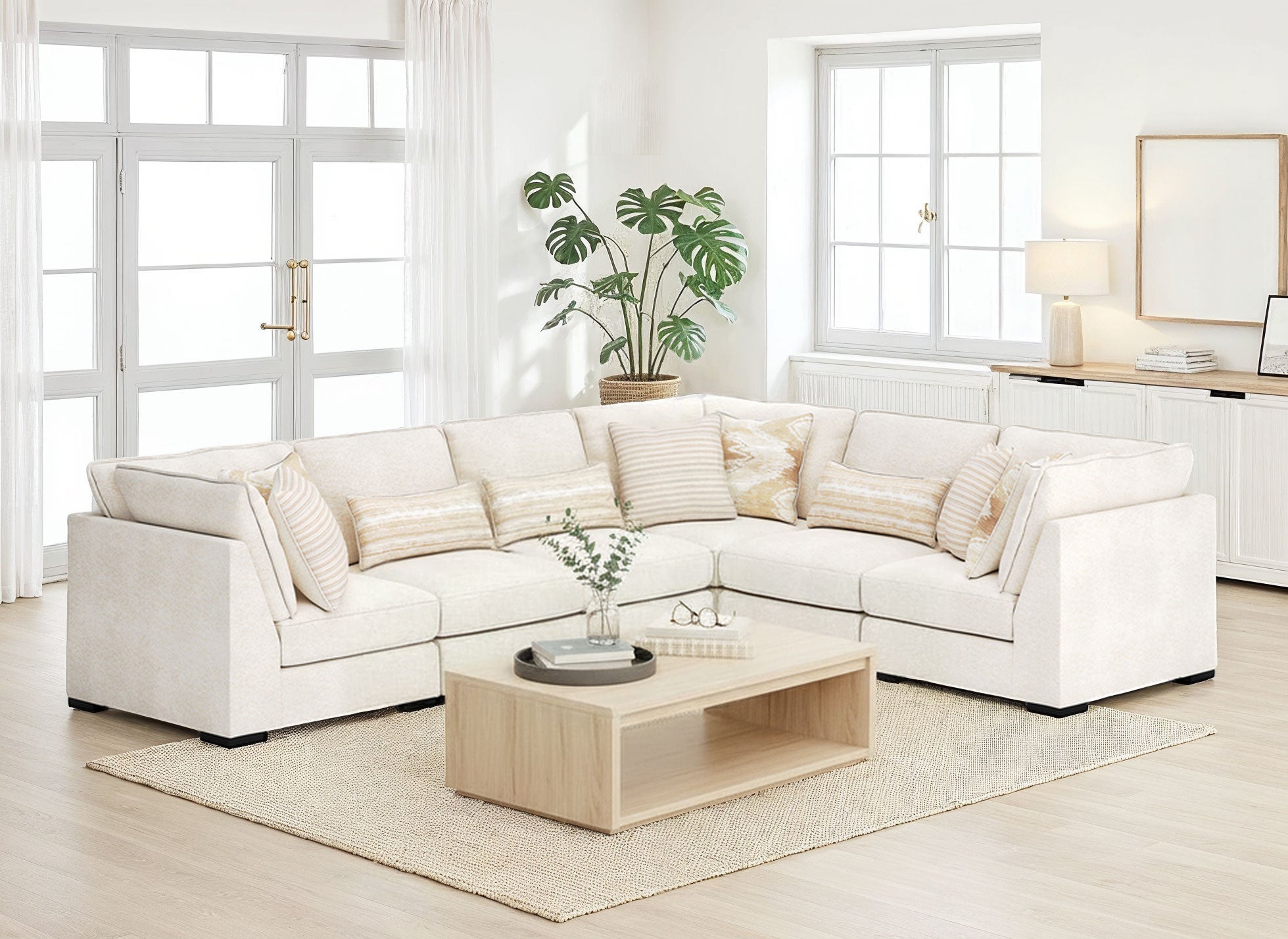 Acelynn 6 Pcs Sectional