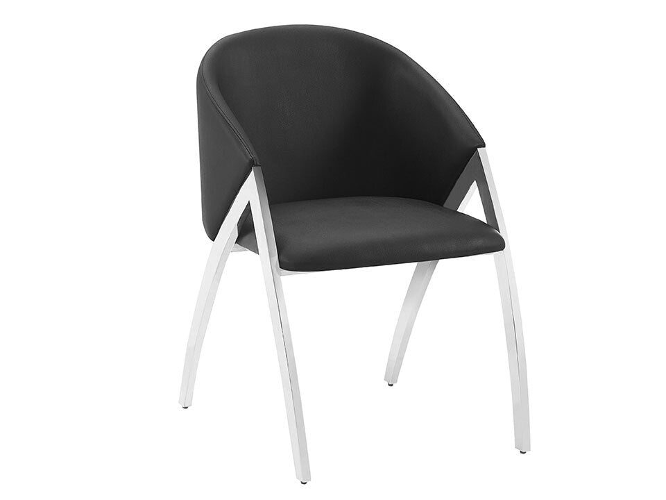 Tomasso Black Side Chair