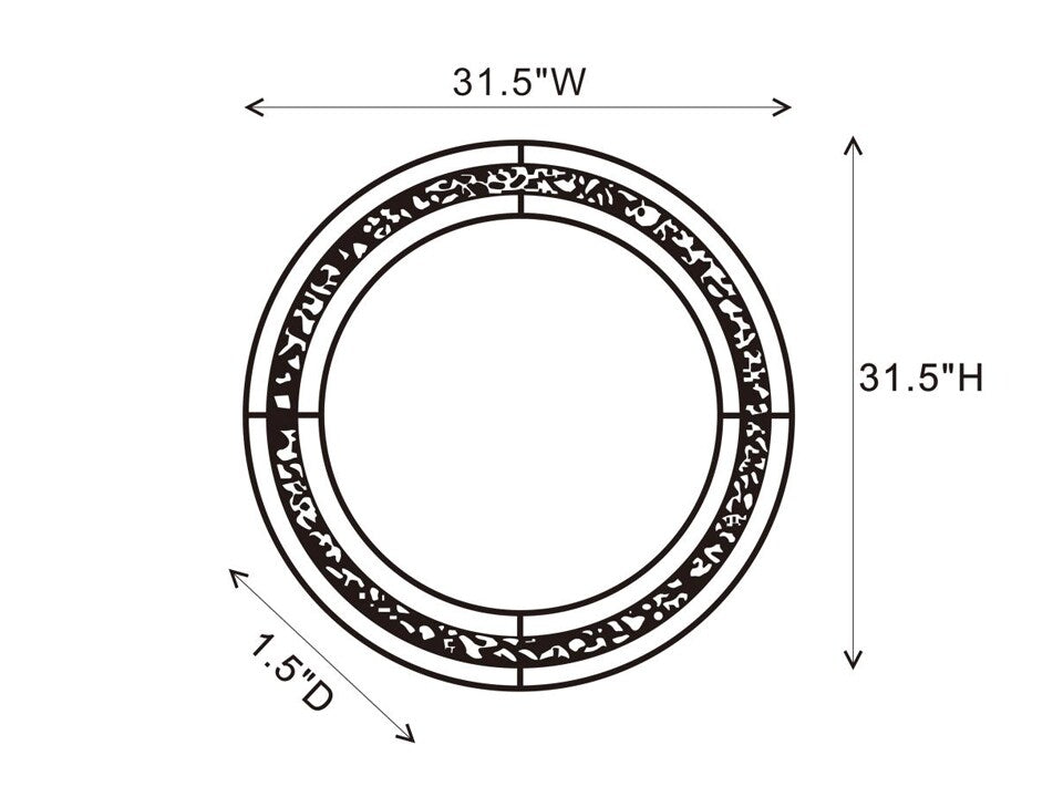 Saleth LED Wall Mirror