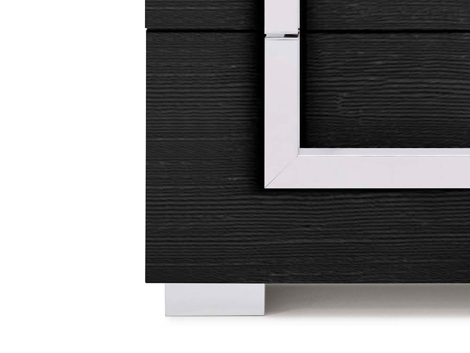 Antonella Black Matte Chest
