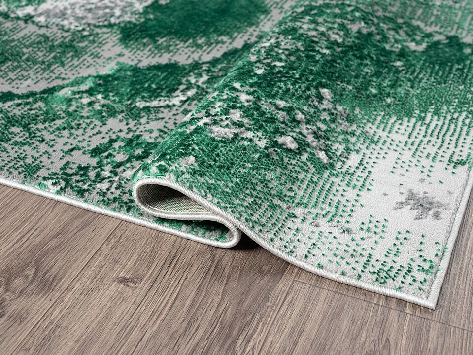 Lavell Green Marble Collection Rug