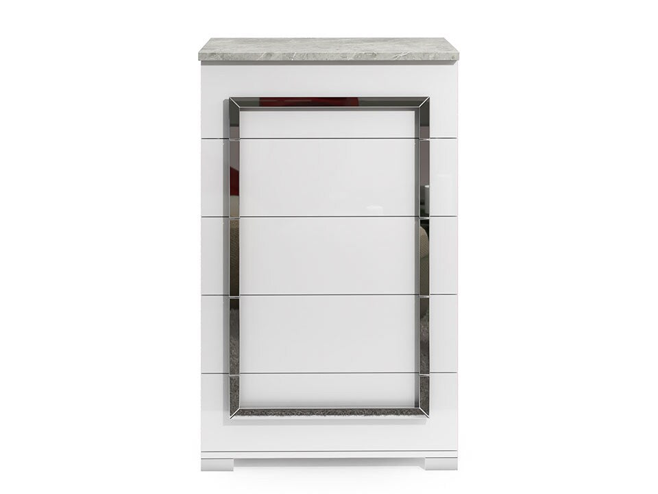 Zara White Marble Chest
