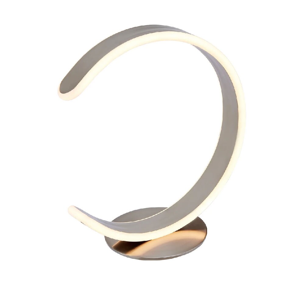 Luma Silver LED Table Lamp