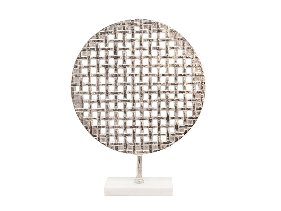 Round Mesh on Marble Base