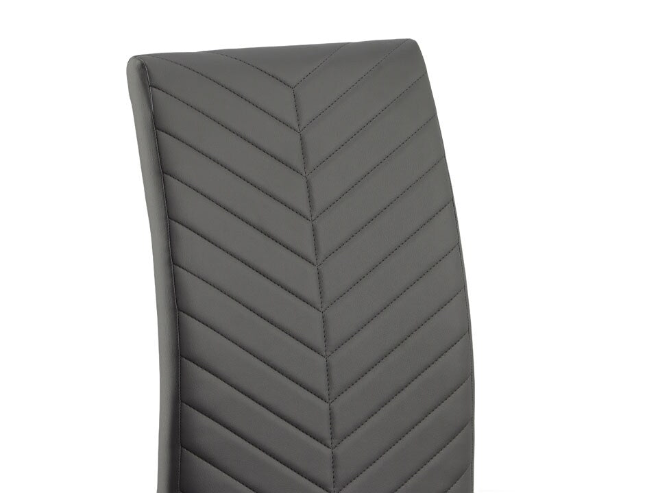 Murano Charcoal Side Chair