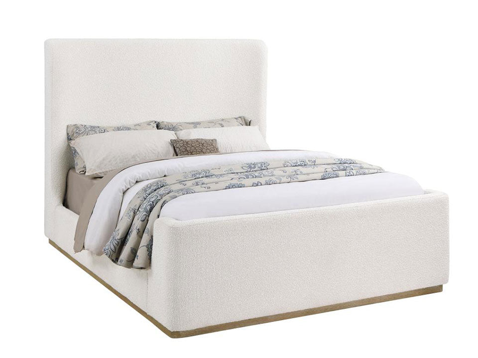Perri Boucle Upholstered Queen Bed