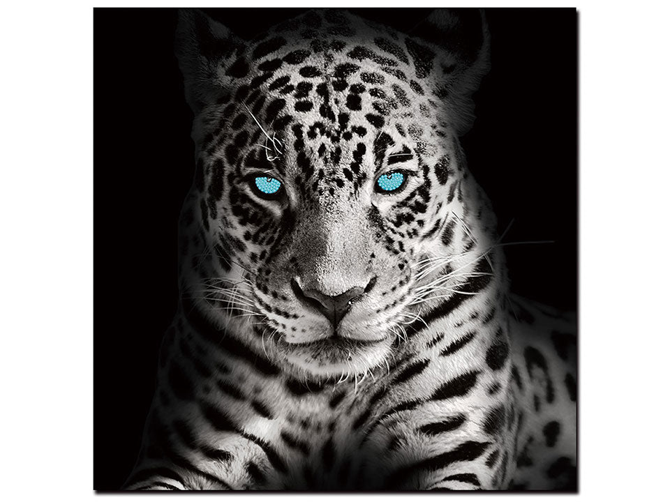 Tiger Acrylic Wall Art w/ Crystal