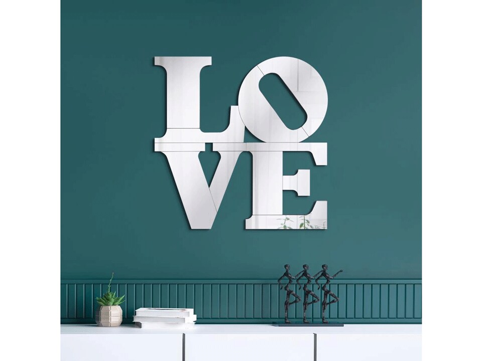 Love Shaped Wall Mirror