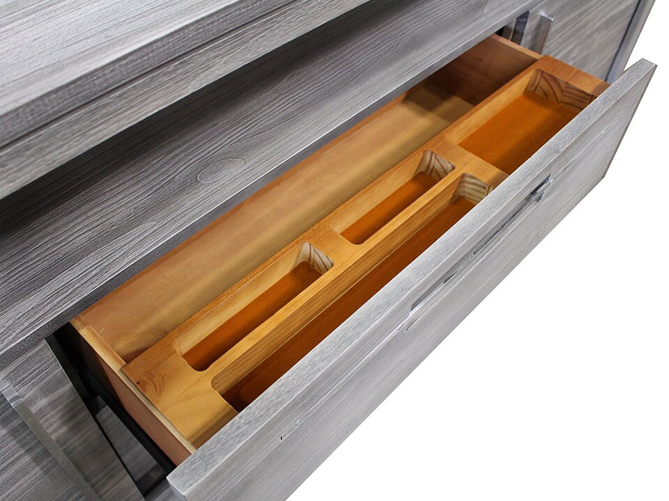 Tucson Gray 80" Entertainment Wall Unit