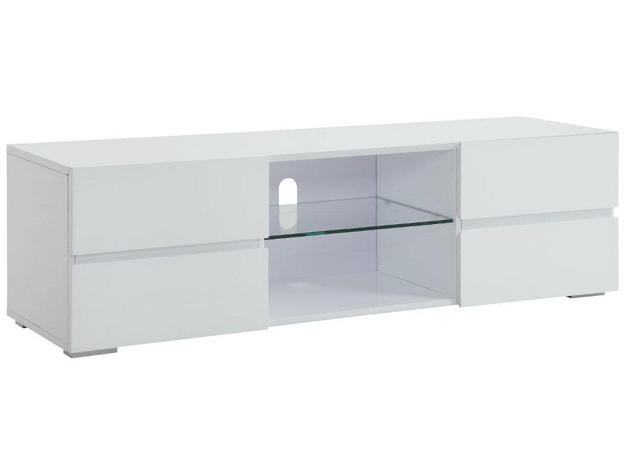 Stelo White 55" TV Stand