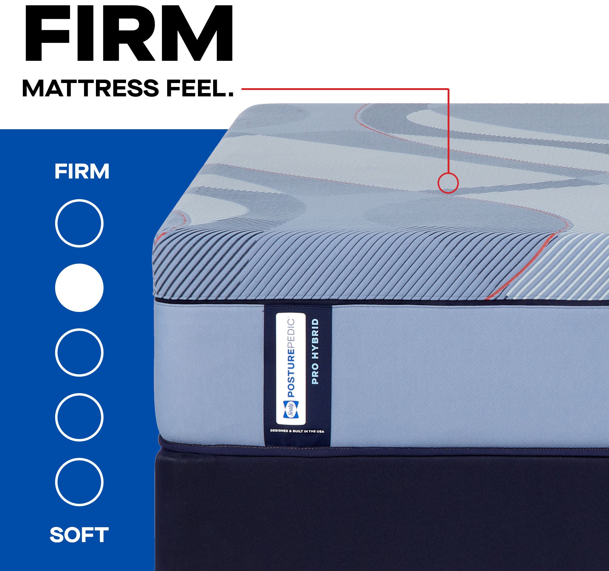Posturepedic Pro Indianapolis Firm Hybrid Twin Mattress