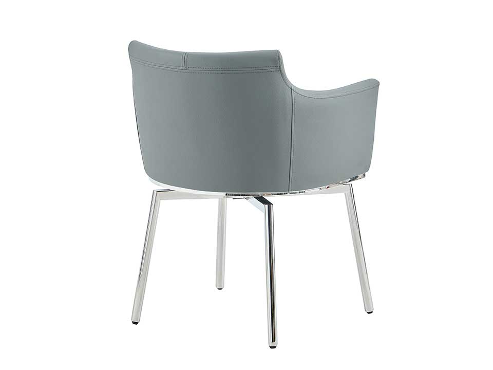 Aralia Dark Gray Swivel Armchair