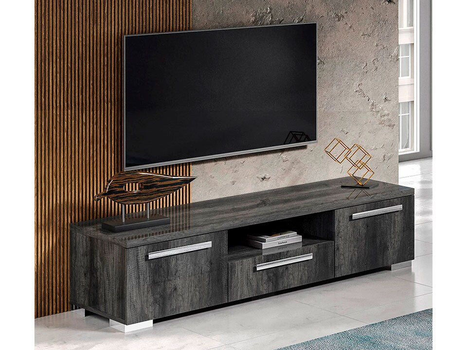 Panama Glossy Gray 76" TV Unit