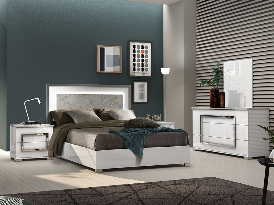Zara White Marble King 4 Pcs Set