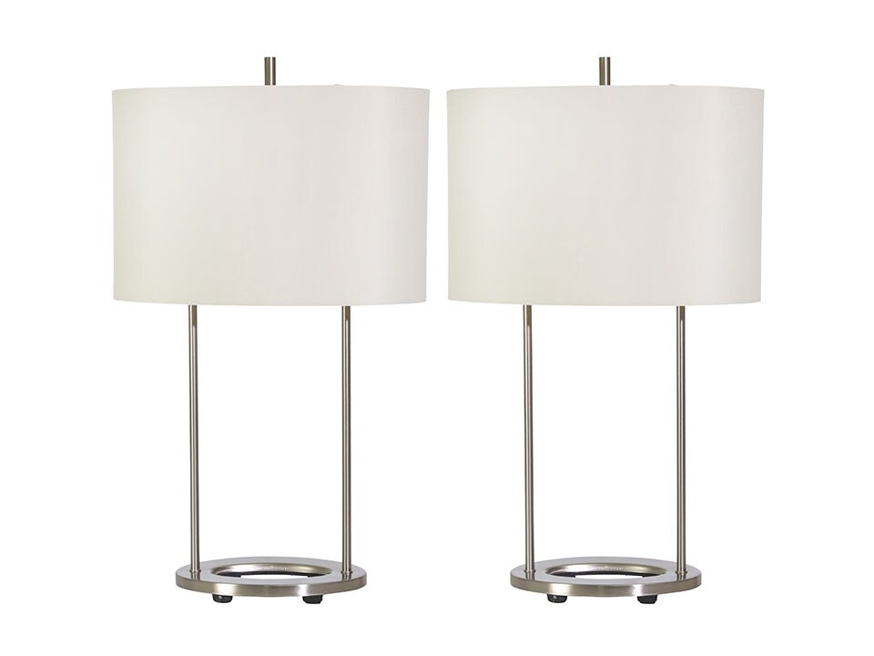 Dual Table Lamps Set