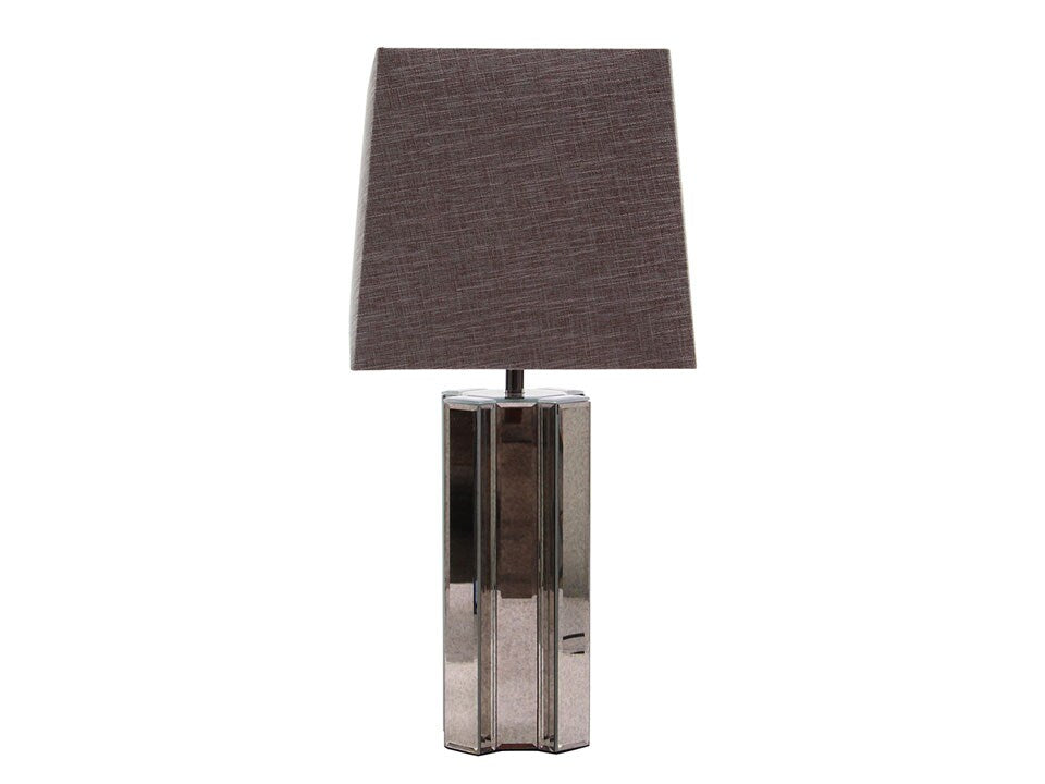 Mirror Gray Table Lamp