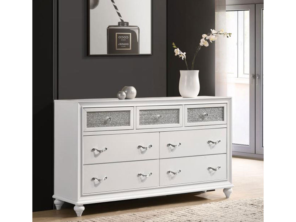 Barzini White Dresser