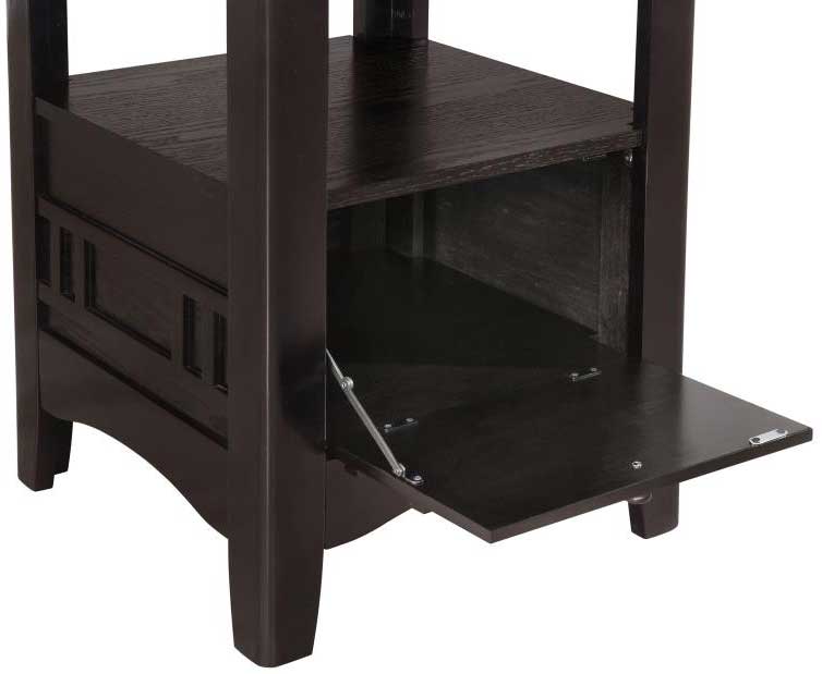 Lavon Espresso 42" Extension Counter Height Dining Table