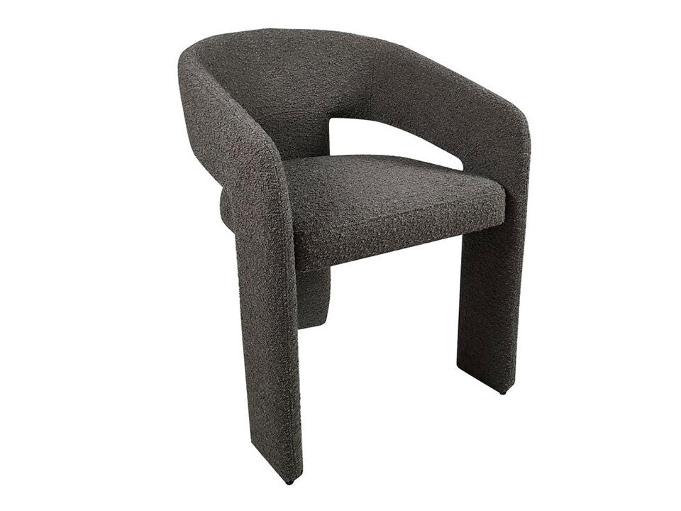 Nashira Grey Boucle Upholstered Armchair