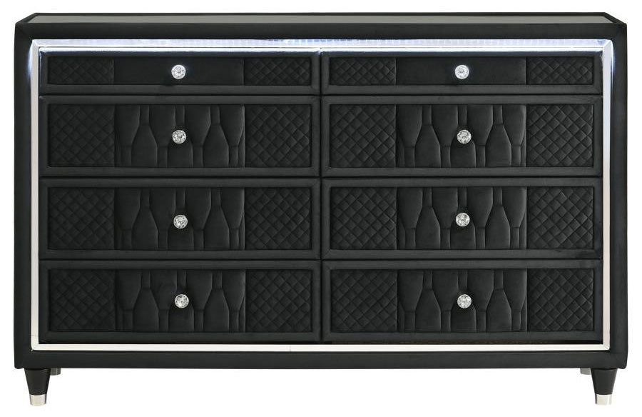 Thaddeus Black LED Dresser