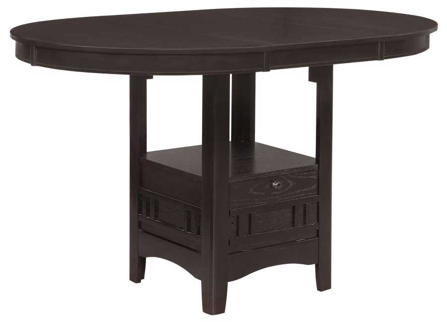 Lavon Espresso 42" Extension Counter Height Dining Table