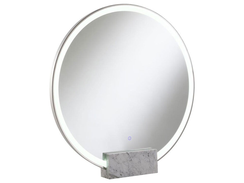 Solene Chrome Round LED Vanity Mirror