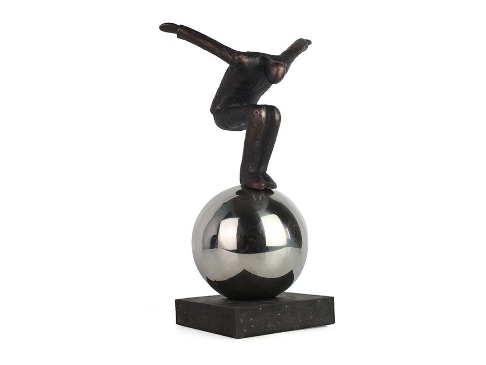 Bronze Metal Balancing Man